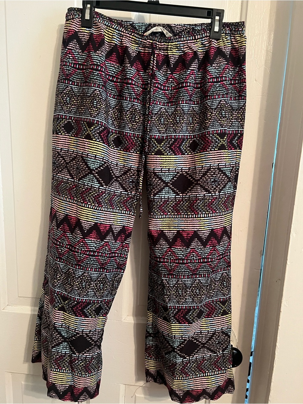 Vanilla Star Wide Leg Pants in Black, Pink, Yellow, Blue